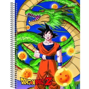 Caderno 1 Matéria Universitário Espiral Dragon Ball Z - São Domingos