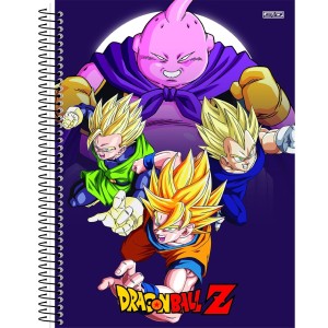 Caderno 1 Matéria Universitário Espiral Dragon Ball Z - São Domingos
