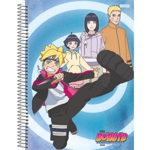 Caderno 1 Matéria Universitário Espiral Boruto - São Domingos