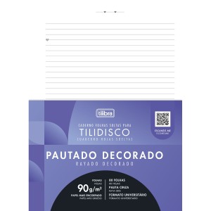 Folhas Soltas para Tilidisco Universitário 80 Folhas - Tilibra