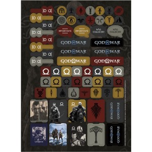 Caderno 10 Matérias Universitário Espiral God Of War Ragnarok - Jandaia