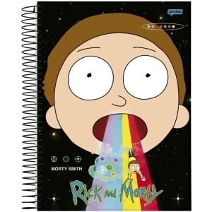 Caderno 1 Matéria Universitário Espiral Rick And Morty - Jandaia