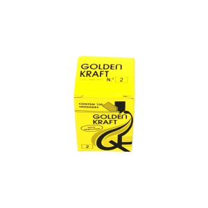 Clips Para Papel nº 2 - 100 Unidades - Golden Kraft