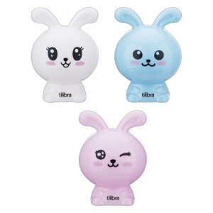 Apontador 1 Furo com Depósito Coelho Kit com 3 Un. - Tilibra