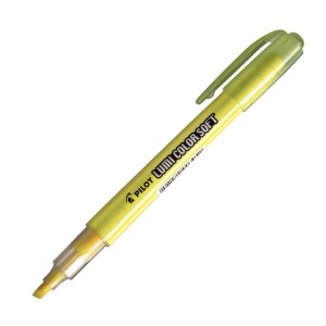 Caneta Marca-texto Lumi Color Soft - Amarelo Pastel - Pilot