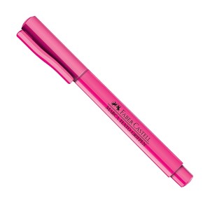 Kit Marca-Texto Grifpen Rosa Neon c/ 3 Unidades - Faber-Castell
