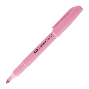 Caneta Marca-Texto Lumini Rosa Pastel - Cis