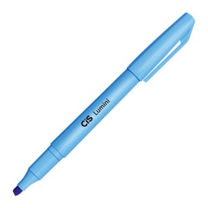 Caneta Marca-Texto Lumini Azul Neon - Cis
