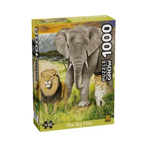 Quebra-cabeça 1000 peças The Big Five - Grow
