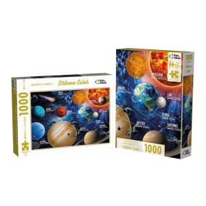 Quebra-cabeça 1000 peças Sistema Solar - Pais e Filhos
