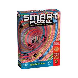 Quebra-cabeça 655 peças Smart Túnel De Cores - Grow