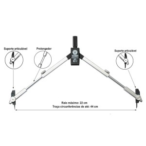 Compasso Técnico 9012 - Trident
