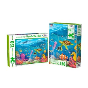 Quebra-cabeça 150 peças Fundo do Mar - Pais e Filhos