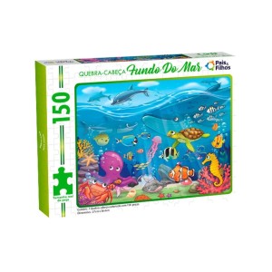 Quebra-cabeça 150 peças Fundo do Mar - Pais e Filhos