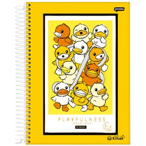 Caderno 1 Matéria Universitário Espiral B-Duck - Jandaia