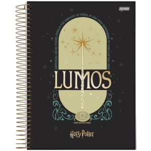 Caderno 10 Matérias Universitário Espiral Harry Potter - Jandaia