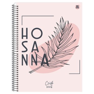 Caderno 1 Matéria Universitário Espiral Cristo 100% - Animativa