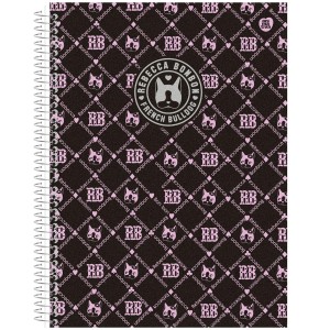 Caderno 1 Matéria Universitário Espiral Rebecca Bonbon - Animativa