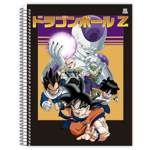 Caderno 1 Matéria Universitário Espiral Dragon Ball Z - Animativa