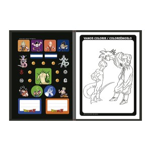 Caderno Brochurão Capa Dura Dragon Ball Z 80 folhas - Animativa