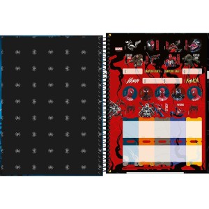 Caderno 1 Matéria Universitário Espiral Spider-Man 2 Game Connect - Tilibra