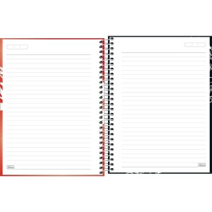 Caderno COLEGIAL 10 Matérias Espiral Coca-Cola - Tilibra