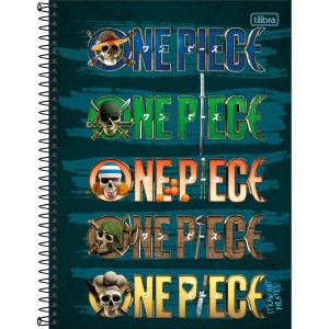 Caderno 10 Matérias Universitário Espiral One Piece Série Connect - Tilibra
