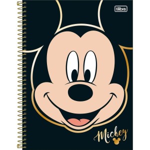 Caderno 10 matérias Universitário Espiral Mickey - Tilibra