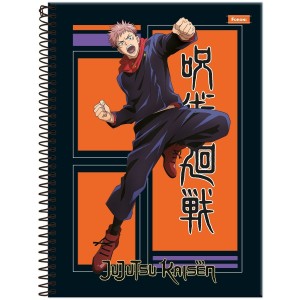 Caderno 10 Matérias Universitário Espiral Jujutsu Kaisen - Foroni