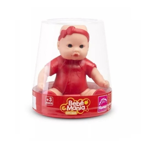 Boneca Bebê Mania Aroma - Melancia - Roma Brinquedos