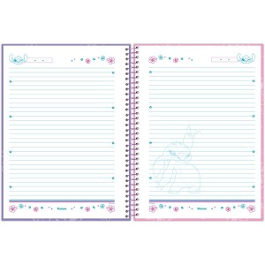 Caderno 1 Matéria Universitário Espiral Stitch - Foroni