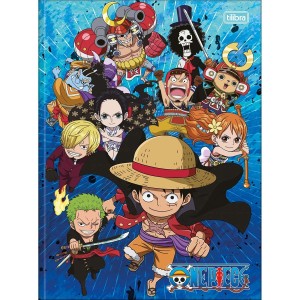Caderno Brochurão Capa Dura One Piece 80 Folhas - Tilibra