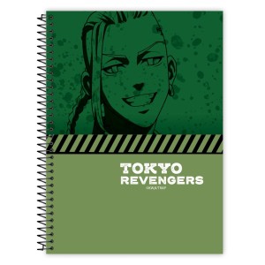 Caderno 10 Matérias Universitário Espiral Tokyo Revengers - Credeal