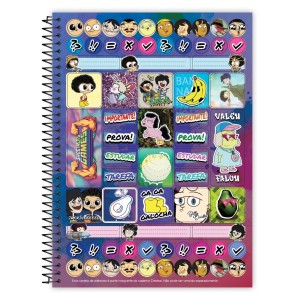 Caderno 1 Matéria Universitário Espiral Irmão Do Jorel - Credeal