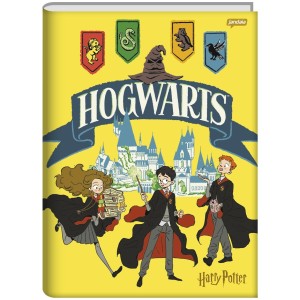 Caderno Brochurão Capa Dura Harry Potter 96 Folhas - Jandaia
