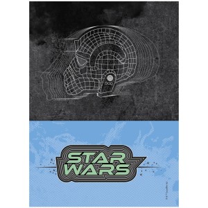 Caderno 10 Matérias Universitário Espiral Star Wars - Jandaia