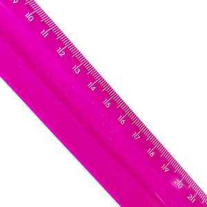 Régua Escolar 30cm Rosa Pink - Dello