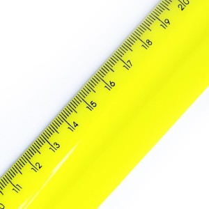 Régua Escolar 30cm Amarelo Neon - Dello
