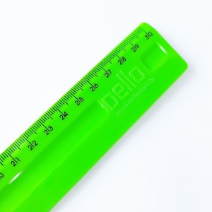 Régua Escolar 30cm Verde Neon - Dello