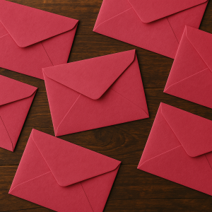 Envelopes Para Convite Rosa - 100 Unidades - Scrity