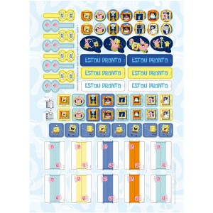 Caderno 10 Matérias Universitário Espiral Bob Esponja - Jandaia