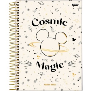 Caderno 10 Matérias Universitário Espiral Mickey Arts Magic - Jandaia