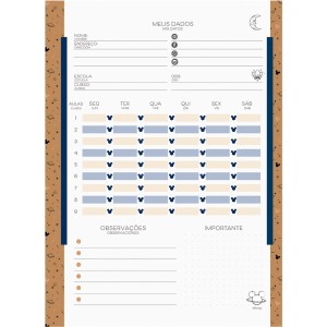 Caderno 10 Matérias Universitário Espiral Mickey Arts Magic - Jandaia