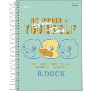 Caderno 1 Matéria Universitário Espiral B-Duck - Jandaia