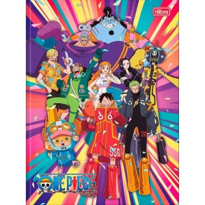 Caderno Brochurão Capa Dura One Piece 80 Folhas - Tilibra