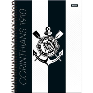 Caderno 10 Matérias Universitário Espiral Corinthians - Foroni