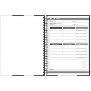 Caderno 10 Matérias Universitário Espiral Corinthians - Foroni