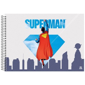 Caderno Superman Cartografia e Desenho 60 Folhas Sortido - Animativa