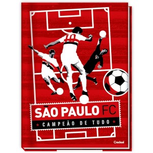 Caderno Brochurão Capa Dura São Paulo FC 80 Folhas - Credeal