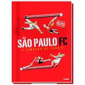 Caderno Brochurão Capa Dura São Paulo FC 80 Folhas - Credeal